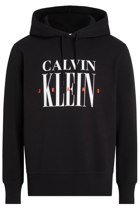 Calvin Klein serif font graphic hoodie